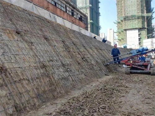 凉城建筑边坡支护